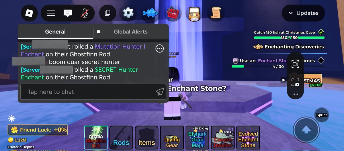 anemareve's tweet photo. @roblox_fess Nih nder aku hasil ikutin teori di mf waktu itu aku mix hahah
1. Main di ps
2. No cuaca
3. 3 batu biasa
4. Ketik boom duar secret hunter
5. Pake batu evolve nya 😭 
Riil aku pikir teori ngaco. Tapi ini cuma berhasil di gospin ku, di bamboo ku ga berhasil hahahah https://t.co/SFGronfuk4