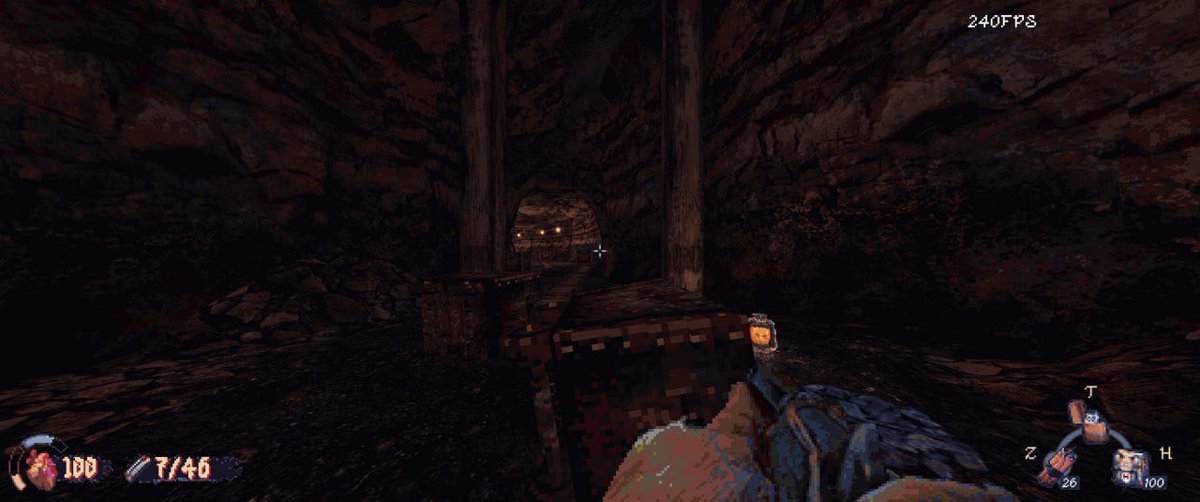 Bvar83's tweet image. #Cultic 
Рекомендую любителям бумер-шутеров. Blood a-like, почти такой же сложный и такой же кровавый.