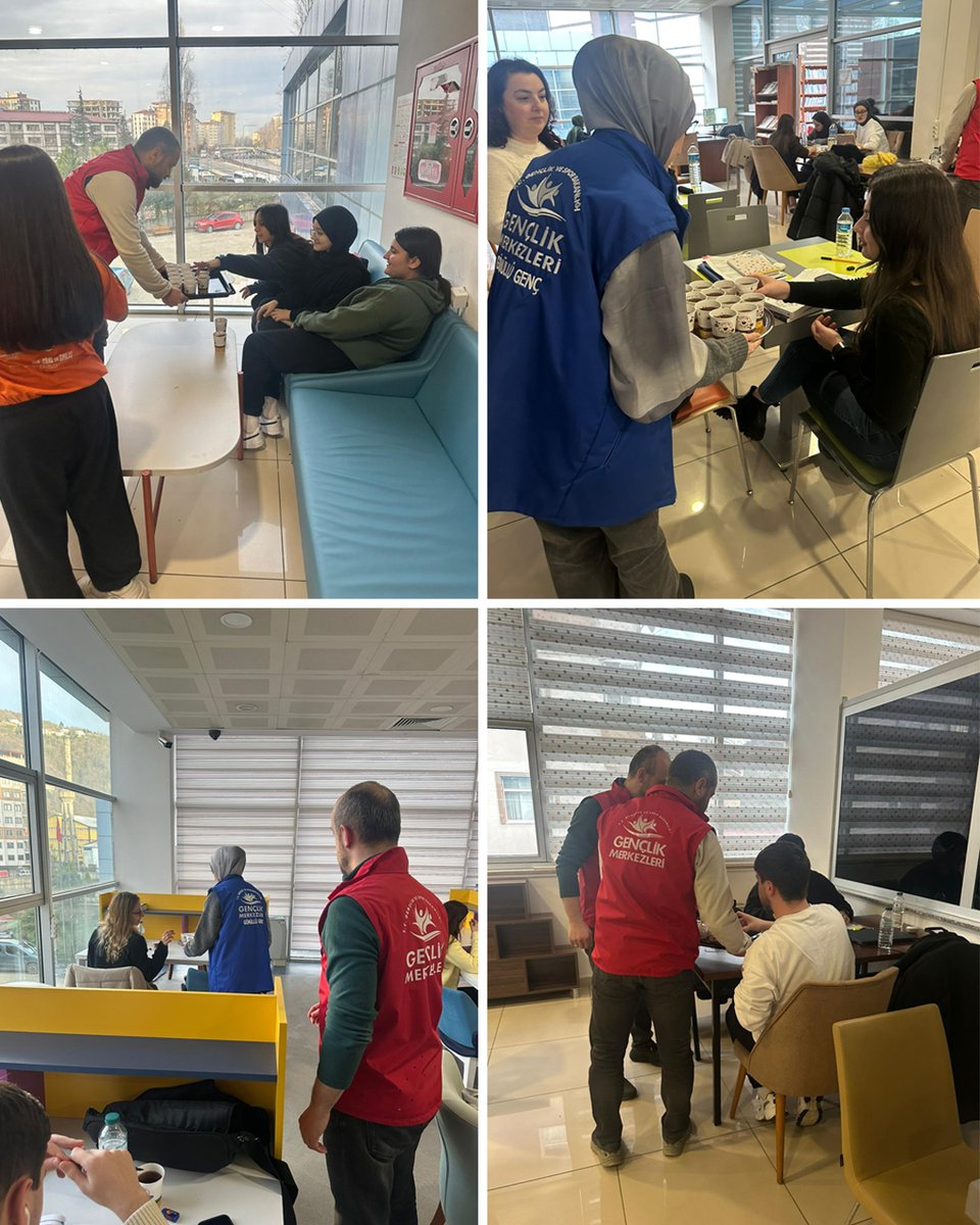 GSB_CayeliGM's tweet photo. Final sınavlarına gençlik merkezimide hazırlanan öğrencilere çay ikramında bulunduk. #ÇayeliGM https://t.co/r43gskfXJ5