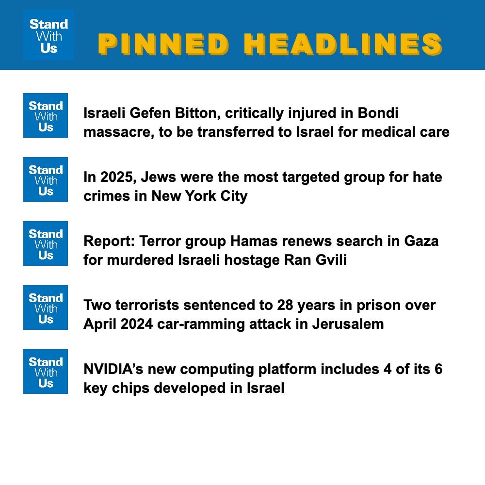 StandWithUs (@standwithus) on Twitter photo 