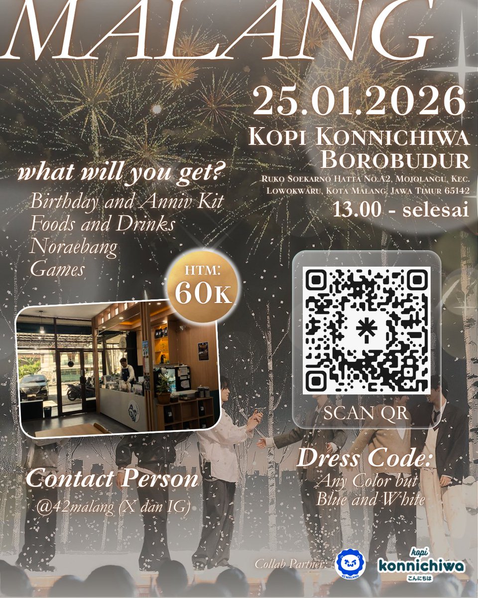🎆 2gether With Us: Cupsleeve Event🎆

📍Surabaya &amp; Malang (details in poster)
🗓️ January 25 2026 (details in poster)
👤 CP: <a href="/tws_surabaya/">42 (사이) surabaya 𖹭</a> <a href="/42Malang/">42 Malang</a>
🔗 RSVP: linktr.ee/twsinjanuary

#2getherWithUs