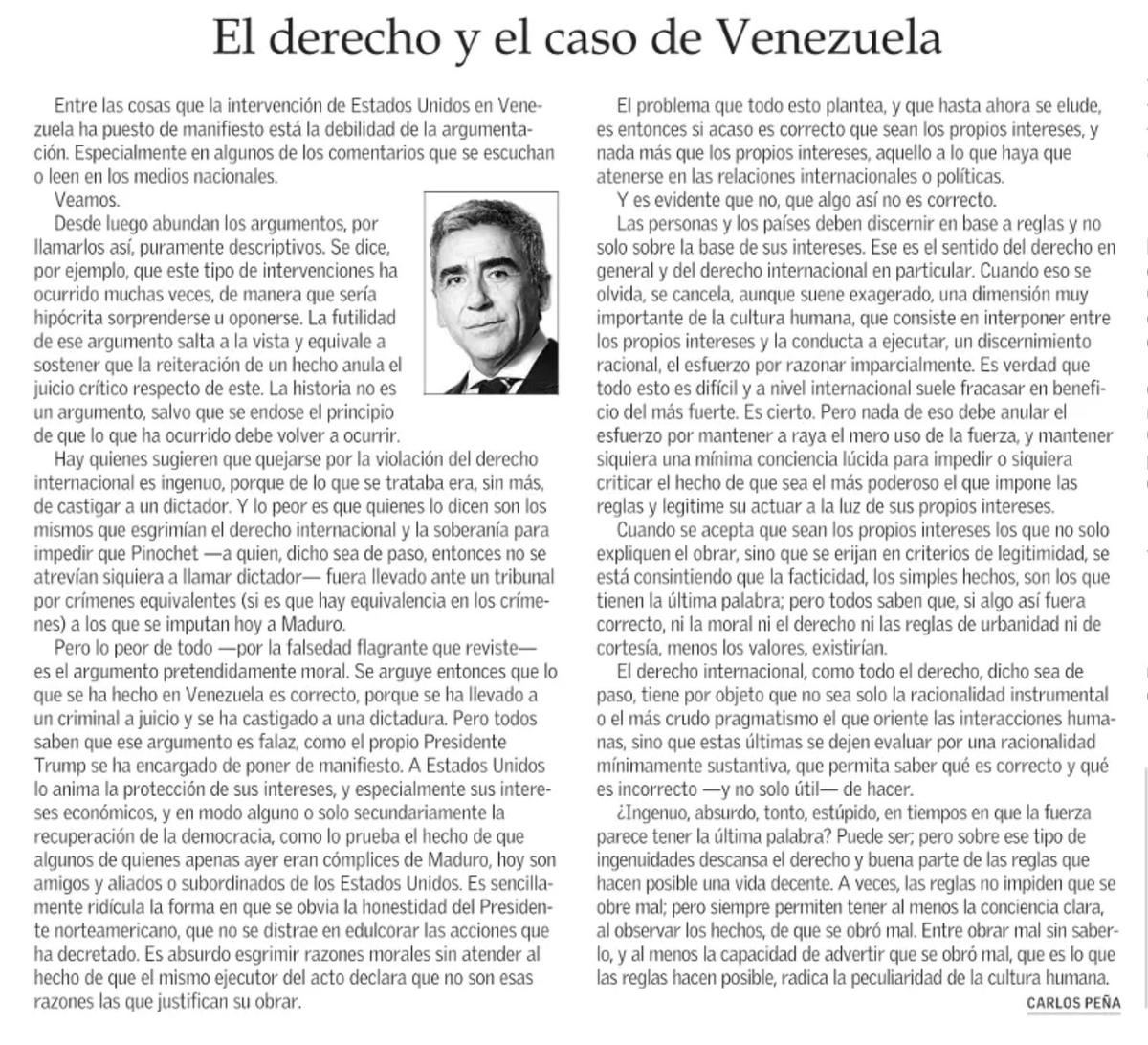 AlephEdu's tweet photo. Carlos Peña una vez más poniendo cordura y aleccionando a los afiebrados. https://t.co/3dGOTrhHh2