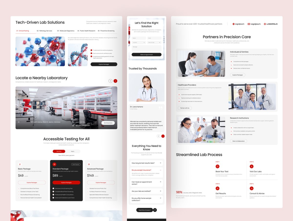 When accuracy matters, clarity in communication matters too. Mikrolab – Laboratory Landing Page in <a href="/figma/">Figma</a> helps labs present services, pricing, and test information in a modern, structured layout so patients and partners know exactly what to do next.

View details: