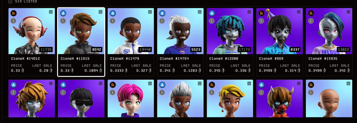 RTFKT is up 250% on the news that Nike sold it to someone

No details on who... but market is loving it 

Honestly Clone Xs always deserved alot they made a massive cultural dent in the space, alot of my personal stories and even Arts DAO go back to clones 

Happy to see this