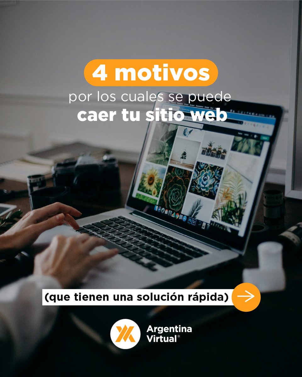 ⌛Anticiparnos es resolver parte del problema.

Por eso te queremos aclarar motivos por los cuales se puede caer tu sitio web.

🔹 Dominio vencido
🔹 Certificado SSL mal instalado
🔹 Cambio incorrecto en los DNS
🔹 Uso excesivo de disco

📌 Contas con nuestro #soporteweb
