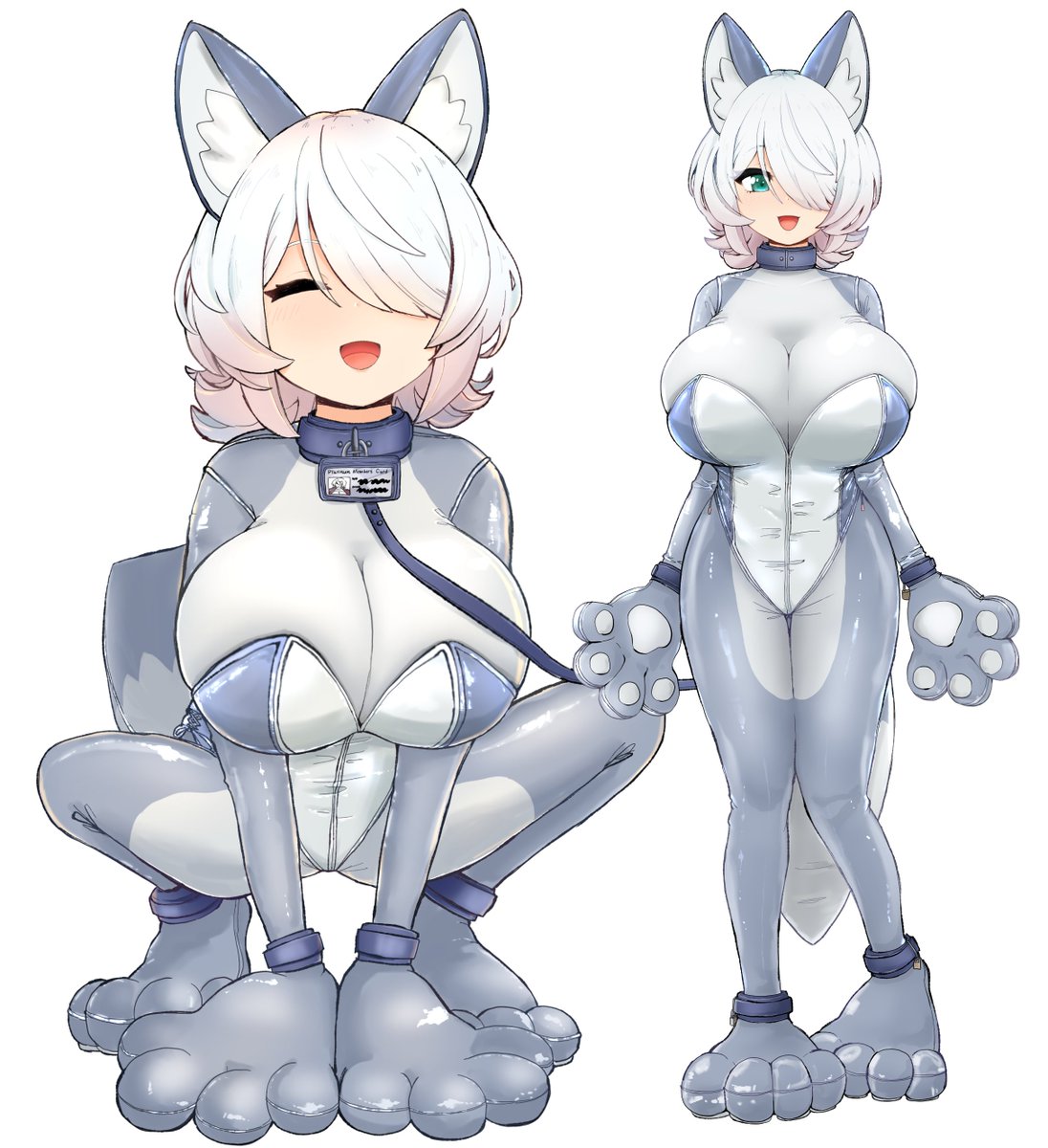 えるもちゃん(<a href="/366630Erumo/">篠崎えるも</a>)にケモラバー姿を描いてもらった！
個人コミッションした漫画の一部を彩色してもらったけど溢れんばかりのボリューム感がね…最高すぎるね……
光沢表現もめっちゃいい感じで素晴らしい…大感謝……！
