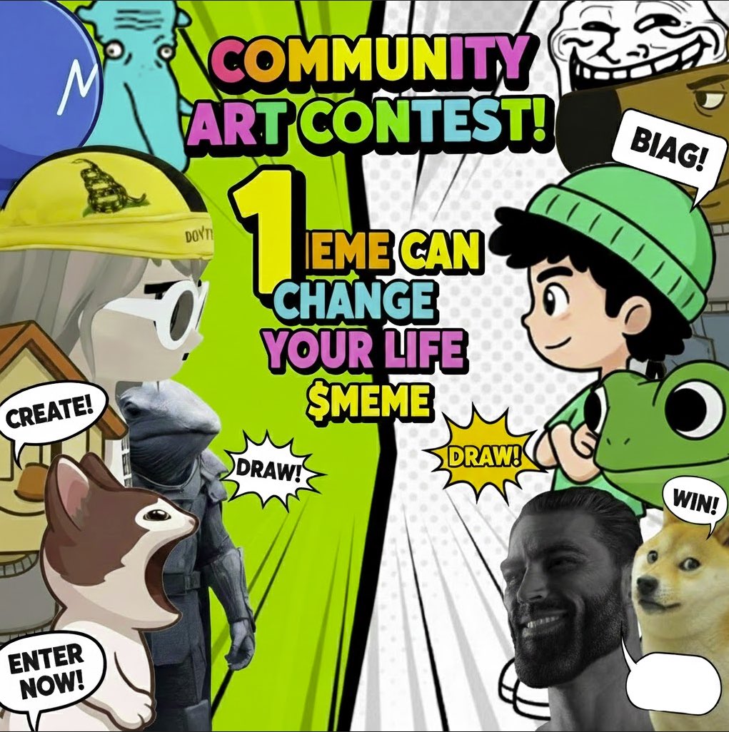 Oaktastic1's tweet photo. The 1 $meme community competition has finally come to an end 💰 

And here are the winners that would get 1sol 

1. @Antra5555 

2. @cryptomosters 

3. @HammaPaddy 

Then we have surprise runner ups, they will win 0.5 sol each 

4. @SunOfJacob_ 

5. @Aav_12

6. @EmmanuelObe007

7. @AMG_studio11 

Please if you were mentioned kindly drop your solana wallet address below

To the other who didn’t win it’s fine there would be more competitions and cash prices coming soon from the $meme team! 

Remember 1 $meme can change your life