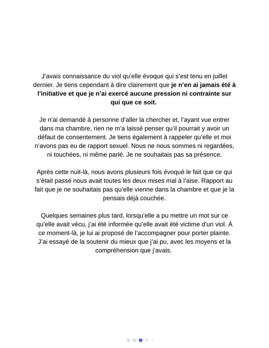 MaximeLLB23's tweet image. Communiqué officiel de Jenna Boulmedais suite au accusation de viol la visant de la part de Lisa Jane Rougerie ! 

Elle nie bien évidemment les fait ❌ ! 

#LisaJaneRougerie #jennaboulmedais