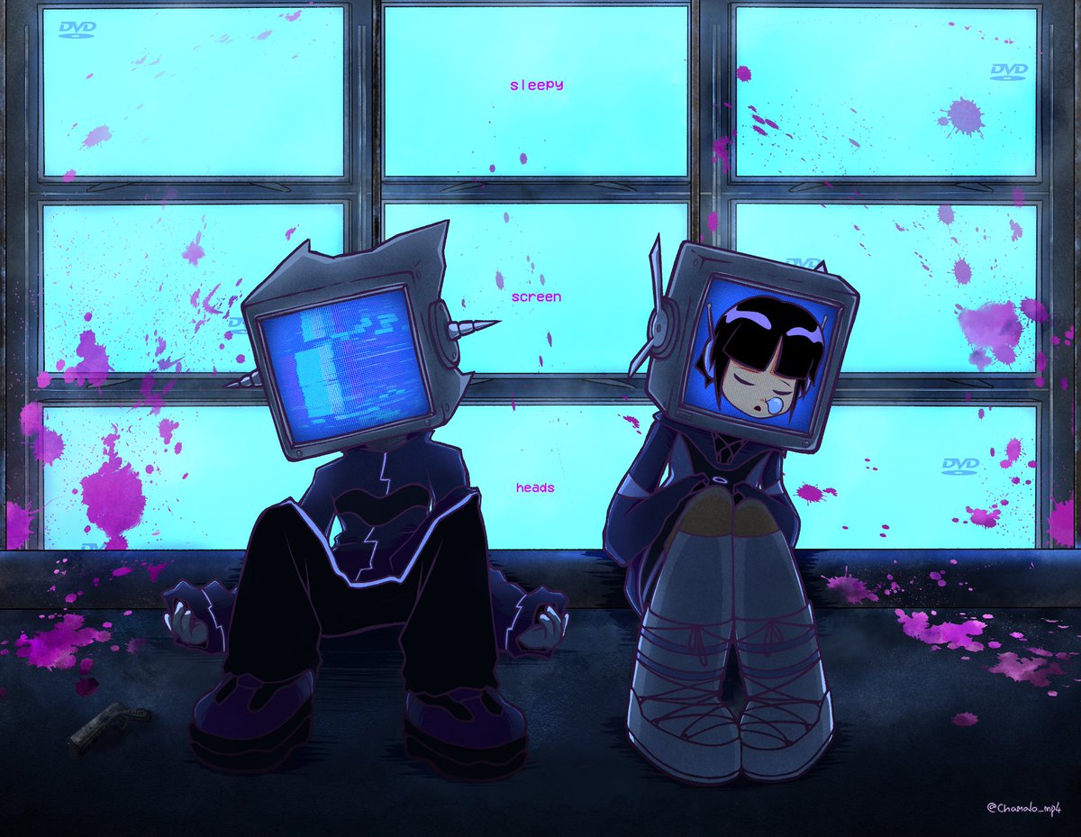 sleepy screenheads 😴