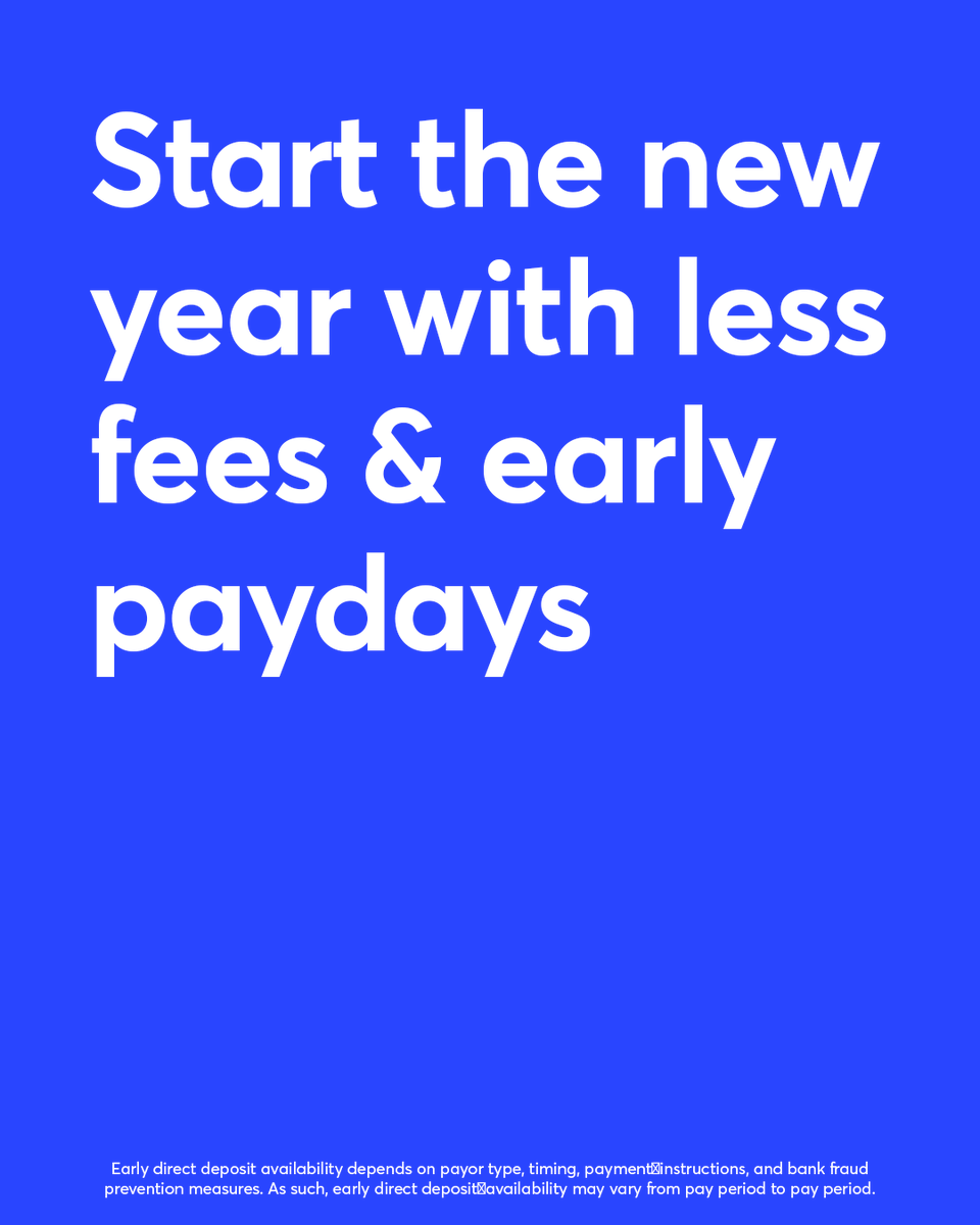 Waive your monthly fee and get your money up to 2 days early and government benefits up to 4 days early with eligible direct deposit.

Learn how: go2bank.com/move-money/dir…