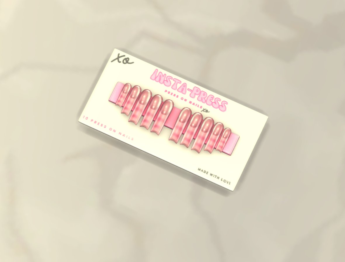 CecesimsXo's tweet image. Functional Press On Nails✨