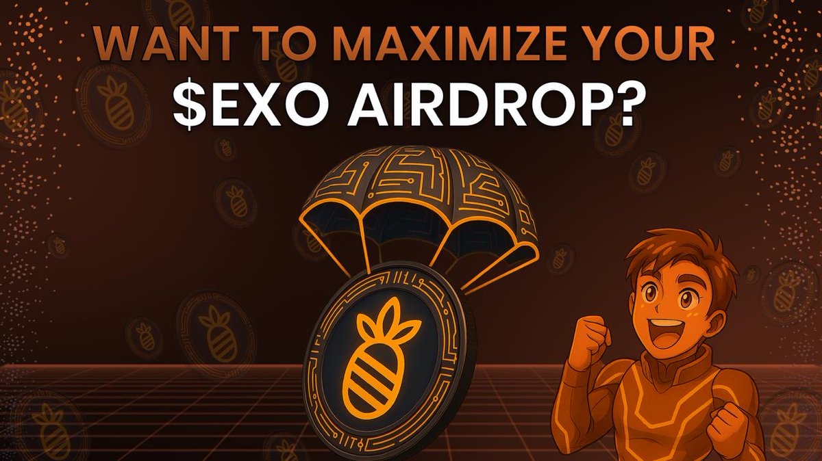 exotic_markets_'s tweet photo. 🍍 EXO AIRDROP — CLAIM OPTIONS EXPLAINED 🍍

Season 1 Airdrop goes live soon, and how you choose to claim will directly shape your rewards and your head start for Season 2. 🪂

We designed three flexible claiming paths so that every type of user, can decide their strategy. Here’s how it works 👇

🔸 Claim on Jan 17 → 30% penalty
Get your tokens immediately but lose 30% of your allocation — ideal for those who want instant liquidity.

🔸 Wait until Mar 1 → full claim (100%)
Be patient for two months to receive your entire airdrop with no deductions.

🔸 Stake until May 1 → +30% bonus & 2× Season 2 multiplier
Lock your rewards for 4 months to earn a 30% bonus on your Season 1 tokens and unlock a 2× points multiplier for Season 2.

This next season is projected to be TWICE as big as Season 1! 💰

The real believers know: Option C = maximum growth and compounding rewards.
Stake smart. Earn more. Control your future. 🍍
👉 https://t.co/5VrFlFlokC