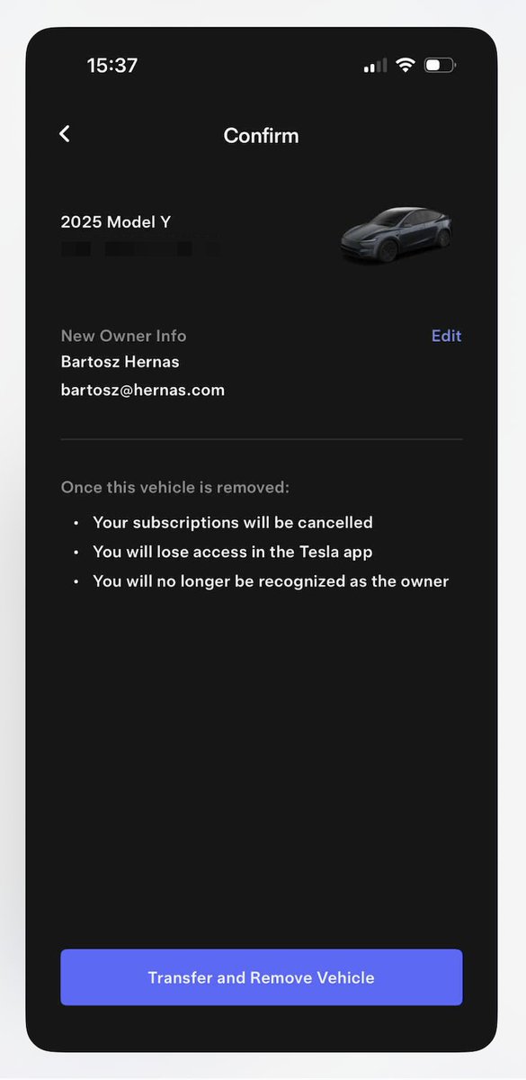 Just got transferred ownership of my Tesla, and it just disappeared into ether? <a href="/Tesla/">Tesla</a> <a href="/elonmusk/">Elon Musk</a> Previous owner sent it to my Tesla account and now no one has a car. It's -8C outside, I would rather have it back for preconditioning!