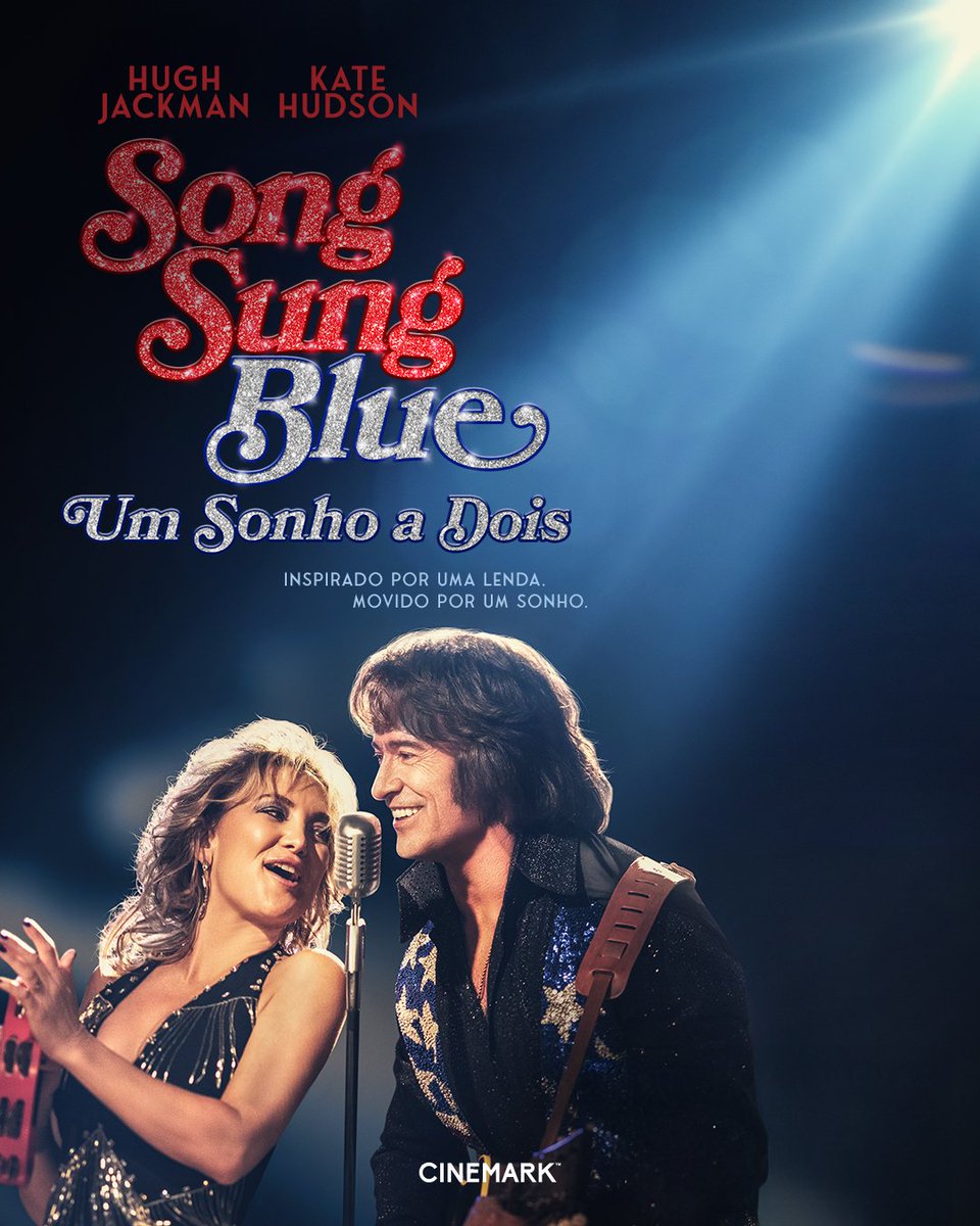 🎤✨ Quando duas histórias se encontram, a música faz o resto.

“SONG SUNG BLUE – UM SONHO A DOIS” chega dia 29 de janeiro aqui na Cinemark.

#SongSungBlueNaCinemark