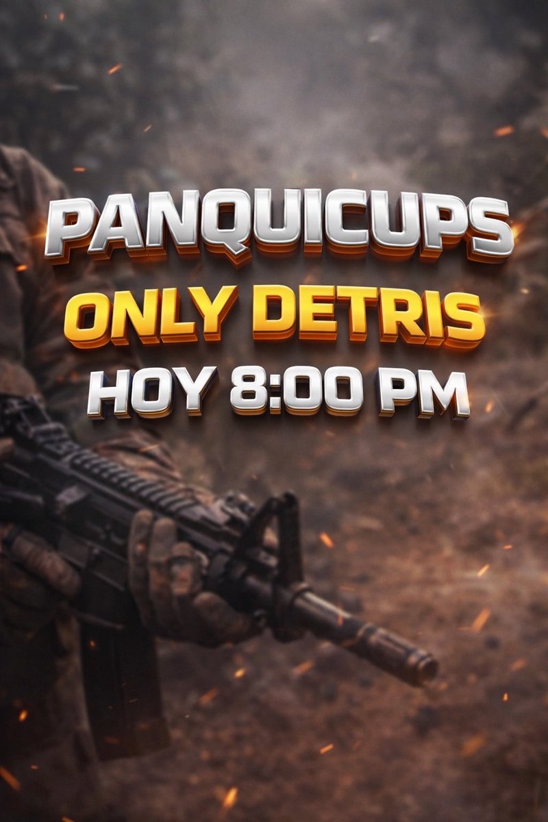 🏆PANQUICUPS🏆

🔫TORNEO ONLY DETRIS

🗓️HOY 07 DE ENERO 
🕣8:00 P.M HORACDMX
😈FORMATO MP 120 PTS

❇️MAP HAVENS HALLOW

➡️ENVIAME DM O COMENTA SPOT
