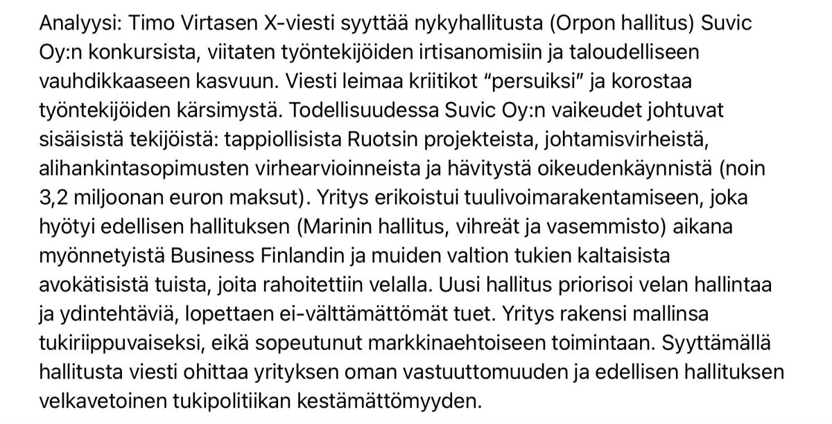 Onneksi grokki (cheers) selvitti nopeasti taustat tämönkin yrityksen osalta.

Alla full story summaroituna ja ao väite debunkattuna 👇🏻