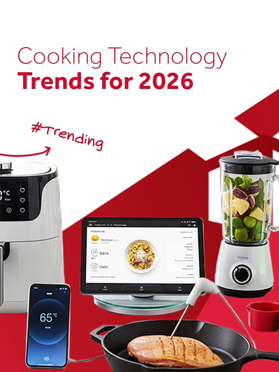 PartsTown's tweet image. Level up your commercial kitchen game in 2026 with the latest cooking technology trends. 🍳 Embrace efficiency and innovation to deliver faster and smarter operations. 💡⚡️

parts.town/45aVjen

#SmartKitchen #2026Trends #PartsTownTips #Innovation #CommericalKitchen