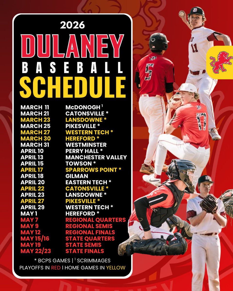 Dulaney Baseball tweet media