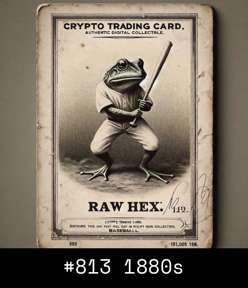 sharkzilla_eth's tweet image. Crypto Trading Cards sorted by decade and token ID 🧵🪡

1880s