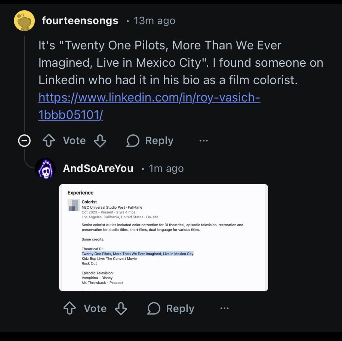 clikkiescrave's tweet image. 🚨| ( not officially confirmed by the band yet ) but Twenty One Pilots: More Than We Ever Imagined ( Live From Mexico City ) has been listed on the Atom Theaters website, with a release date of February 26, 2026.