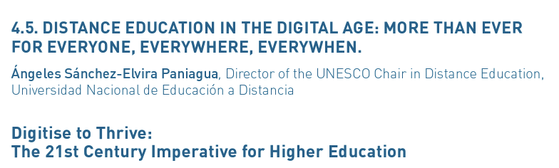 asanchezelvira's tweet image. #DistanceLearning in #HigherEducation: Challenges for the Future (Agência de Avaliação e Acreditação do Ensino Superior) Thank you for the invitation to contribute! Distance education in the Digital Age: More than ever for everyone, everywhere, everywhen tinyurl.com/2dyp5oq5