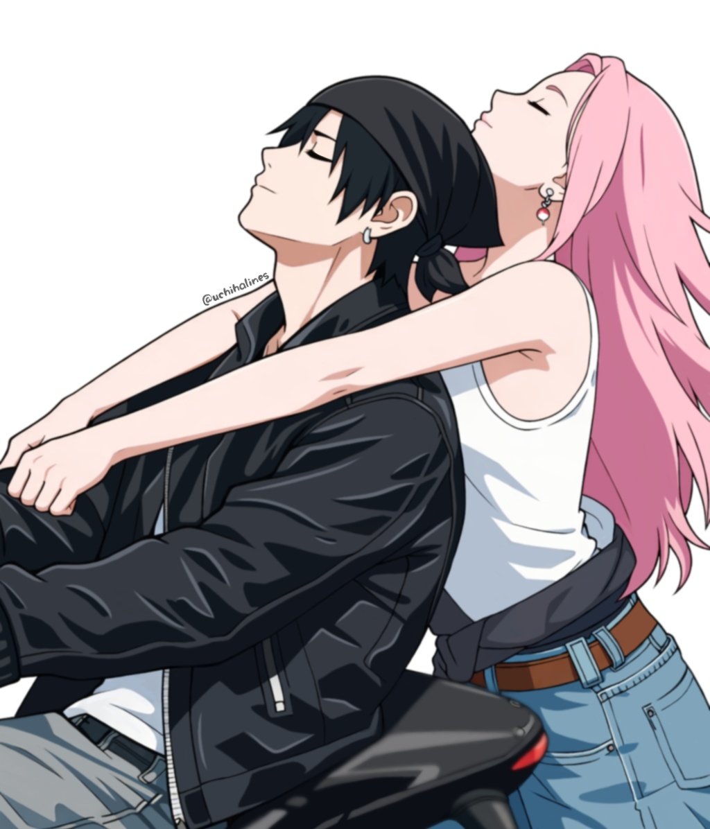 Sasusaku in speed and love au 🌸🍅 #サスサク #sasusaku