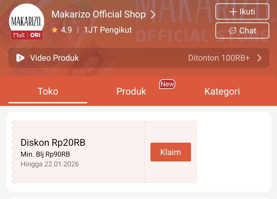 mxiuza's tweet image. diskon makarizo, izin #zonauang