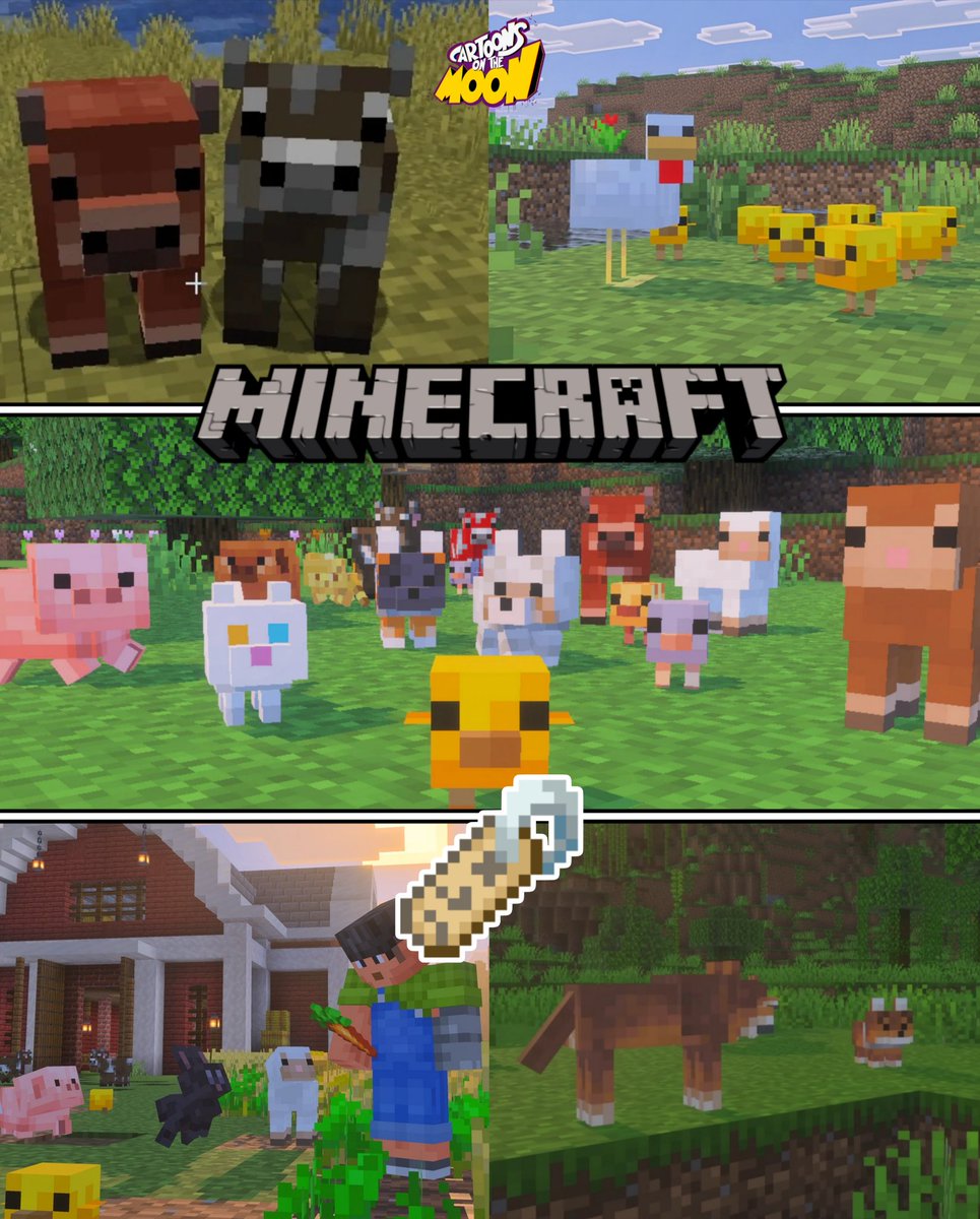 Minecraft anunció que por primera vez en su historia, rediseñará a los animales bebés: esto para darle más identidad y ternura al juego.

Además, finalmente los NAMETAG serán crafteables