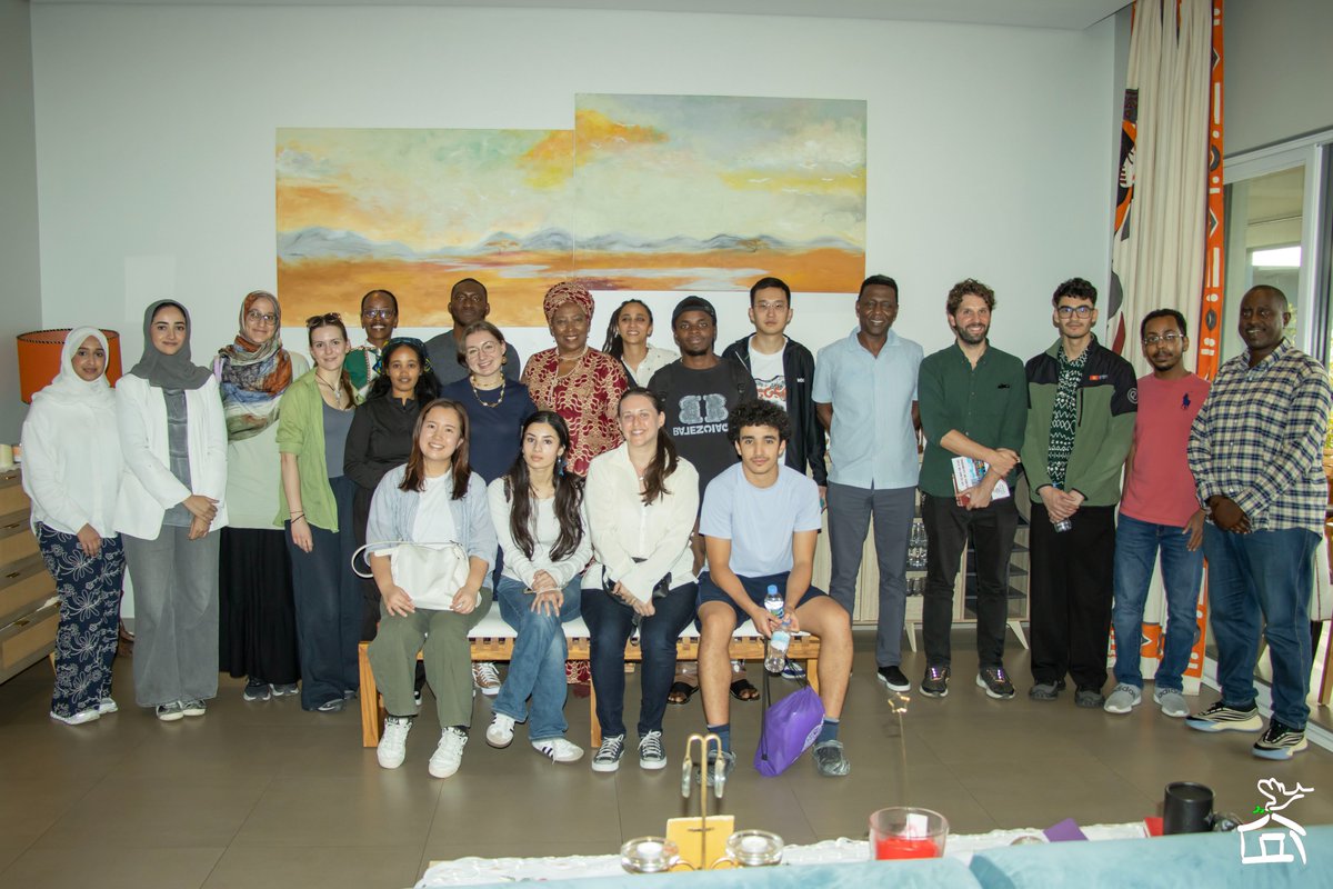“#Maggy, what legacy do you want to leave behind?” a student asked this afternoon as #Maggy welcomed students and professors from <a href="/NYUAbuDhabi/">NYU Abu Dhabi</a> to <a href="/Maison_Shalom/">Maison Shalom International</a>.
“The only legacy I wish to leave is love; love without boundaries, love that reminds us of our shared humanity.”