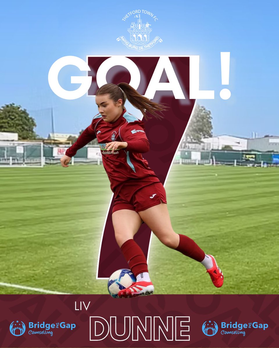 👏🏼 𝑺𝒖𝒏𝒅𝒂𝒚’𝒔 𝑮𝒐𝒂𝒍 𝑺𝒄𝒐𝒓𝒆𝒓𝒔 👏🏼
￼
Liv Dunne scored Town’s only goal on Sunday with a superb finish from outside the box, following some excellent build up play.

Liv Sponsored By Bridge The Gap Counselling
￼
💜💙