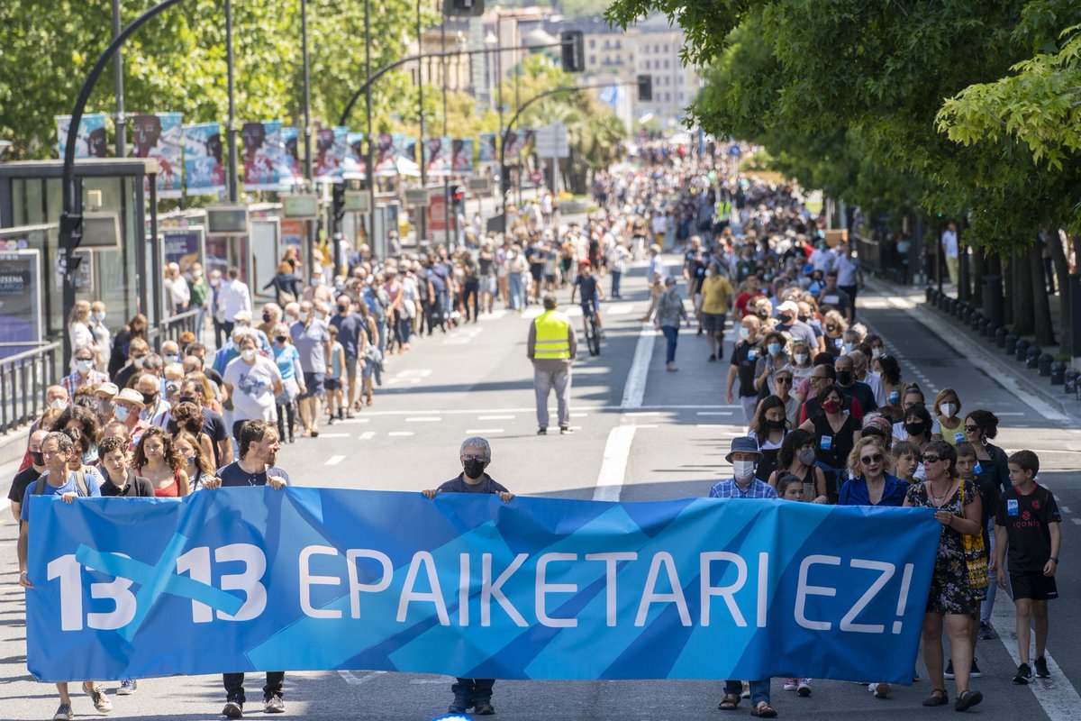 ❌LABen ustez, erabat larria da Espainiako Auzitegi Gorenak 13/13 sumarioan epaitutako eta zigortutako herritarren kontrako gaur berretsitako epaia, eta elkarbizitza demokratikoa eraikitzeko euskal herritarren borondatearen kontrakoa.

🔗labur.eus/lhv9d61i