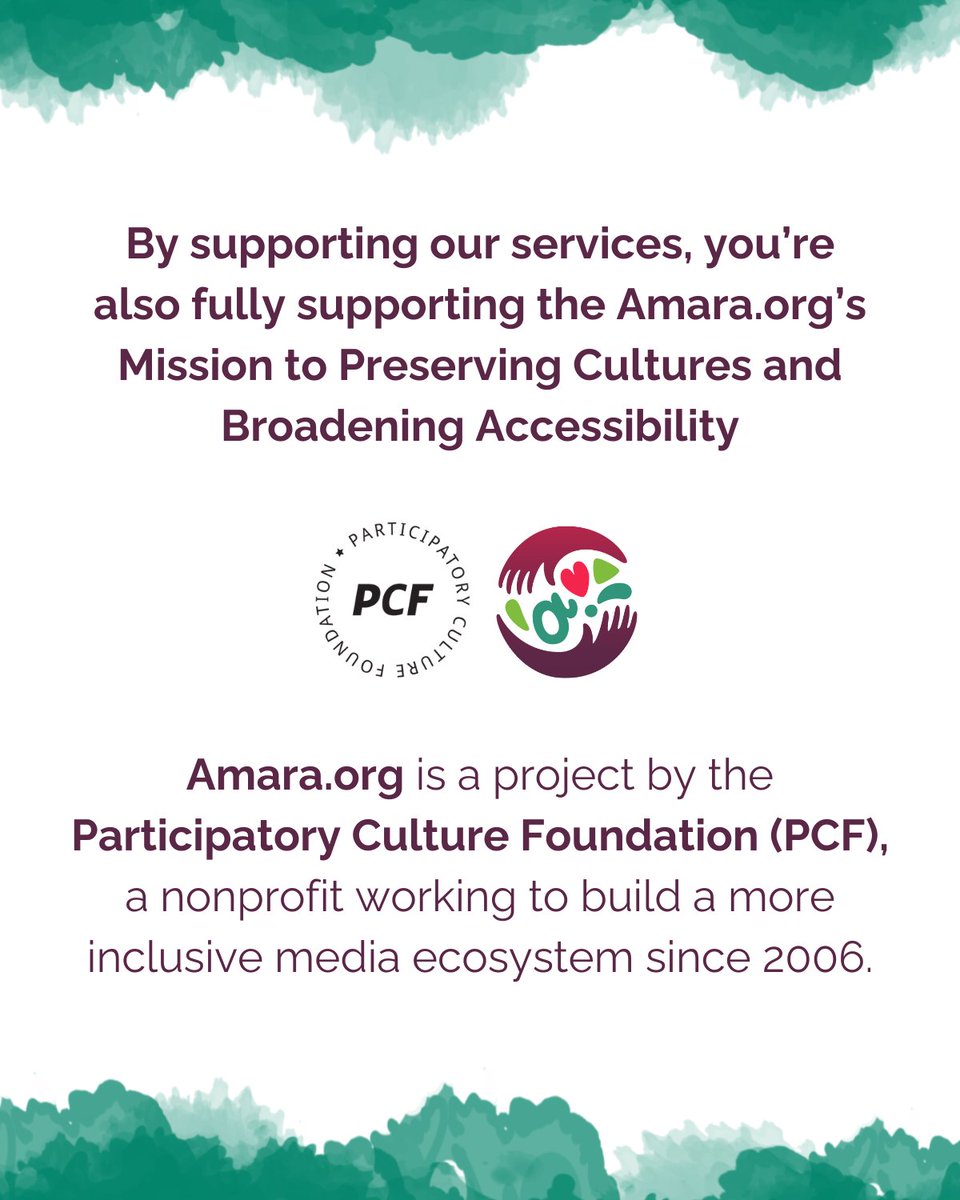 Amara Translation and Subtitling tweet media