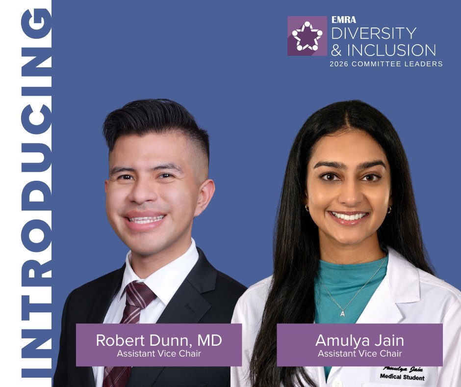emresidents's tweet image. Say hello to our 2026 Diversity &amp;amp; Inclusion Committee!

Together, they'll help drive meaningful progress toward a more inclusive future in EM. Learn more at: emra.org/be-involved/co…

@UChicagoEM @icahnmountsinai @YNHH @idahocom

#EmergencyMedicine #EMLeadership #EMRAFamily #DEI