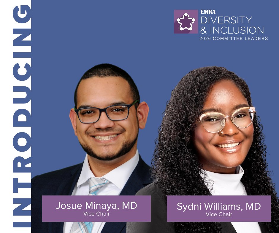 emresidents's tweet image. Say hello to our 2026 Diversity &amp;amp; Inclusion Committee!

Together, they'll help drive meaningful progress toward a more inclusive future in EM. Learn more at: emra.org/be-involved/co…

@UChicagoEM @icahnmountsinai @YNHH @idahocom

#EmergencyMedicine #EMLeadership #EMRAFamily #DEI