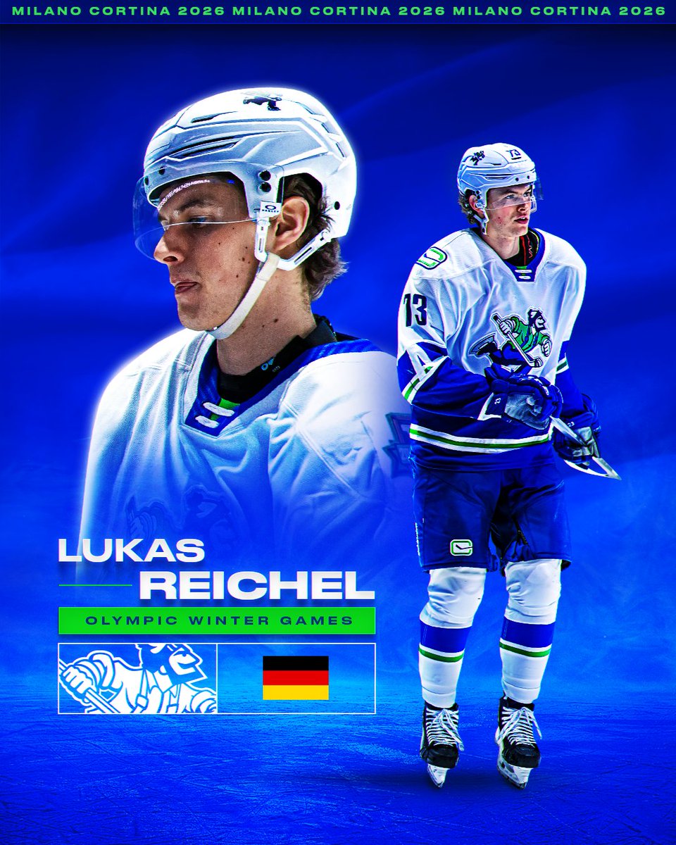 abbycanucks's tweet image. IT’S OFFICIAL, HE’S AN OLYMPIAN! 🤩

Congratulations to Lukas Reichel on being selected to Germany’s Olympic roster at Milano Cortina 2026!