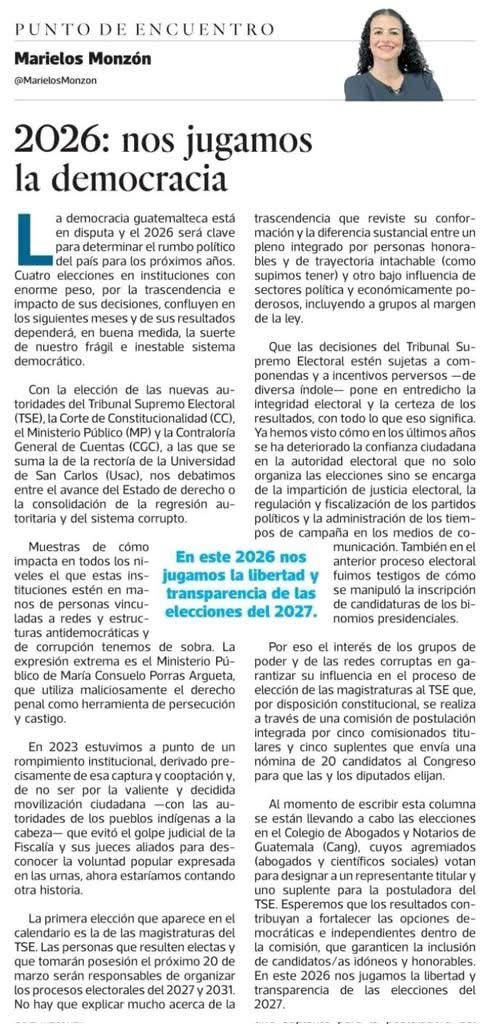michideflores's tweet image. Estimados abogados y profesionales ciencias afines, he aquí la importancia de su voto este próximo 13 de enero por la #Planilla4.  De su voto consciente  depende que el resto de la población podamos votar en 2027 con transparencia y libertad. 

¡No nos fallen! 🙏🏻

#Planilla4…