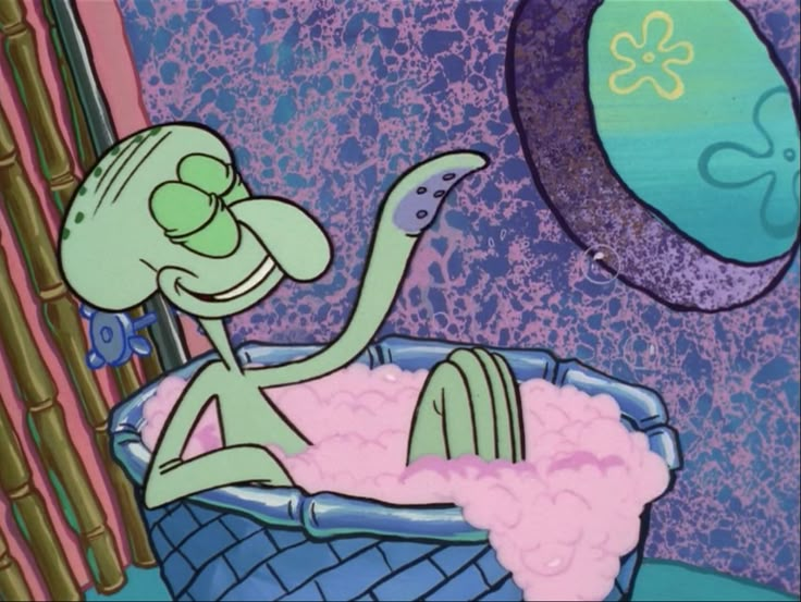 Trijosh1's tweet photo. Squidward enjoying his bubble bath. 🛀
#NationalBubbleBathDay #NationalBubbleBathDay2026 #NBBD #NBBD2026 #HappyNationalBubbleBathDay #HappyNationalBubbleBathDay2026 @Nickelodeon #Nickelodeon #SpongeBobSquarePants #NationalBathSafetyMonth https://t.co/LVIBvGMdL7