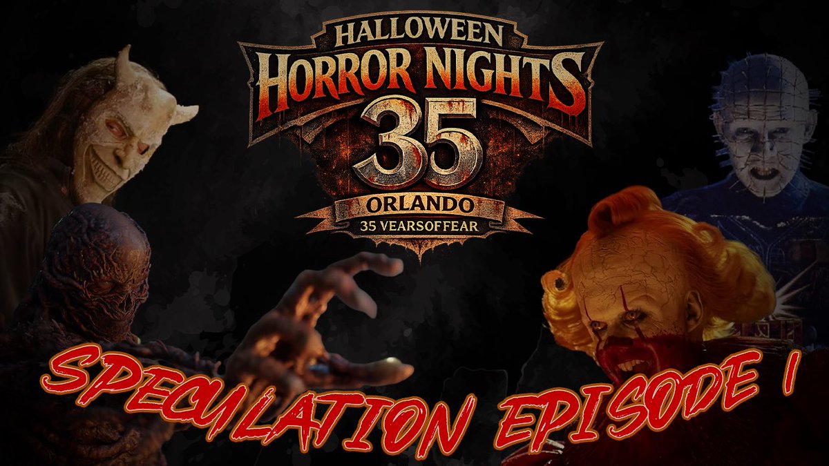 🚨New Video Alert🚨
The FIRST HHN 35 speculation is here!
We're breaking down all 10 house code names, the first spec map, and my personal predictions!
What do YOU think is coming to HHN 35?
Watch now on YouTube: youtu.be/DfswR7F9aFY