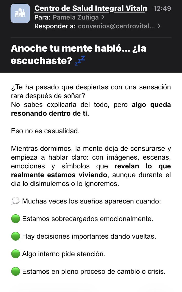 Que miedo. Hoy desperté porque escuché a mi hijo decir “mamá murió el hermano del Rodri” y reaccioné y no había nadie, era un sueño. Ahora veo el correo y…