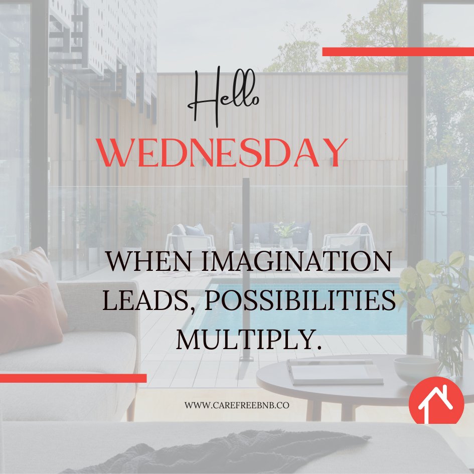 CarefreeBnb's tweet image. At Carefree BNB, we help your vision take flight and transform potential into real results. Dream boldly. Host brilliantly. Watch the opportunities expand.🚀🌿

#CarefreeBNB #HostWithVision #ShortTermRentalSuccess #ImaginationAtWork #CreativeHosting #PropertyOwners