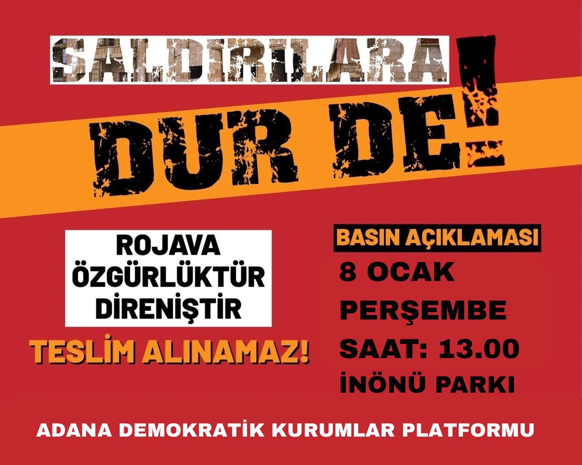 Rojava'ya ses olmaya davet ediyoruz!