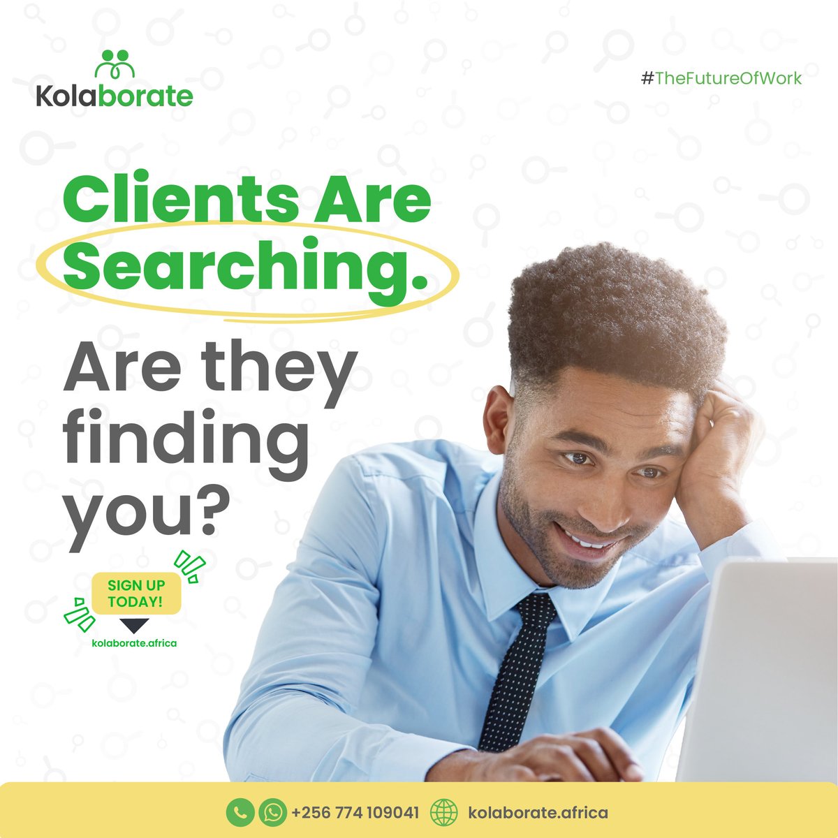 kolaborate_p's tweet image. Being part of Kolaborate increases your chances of landing quality clients as a freelancer. 

Sign Up Now! 👉 Kolaborate.africa

#Kolaborate #FreelancerSuccess