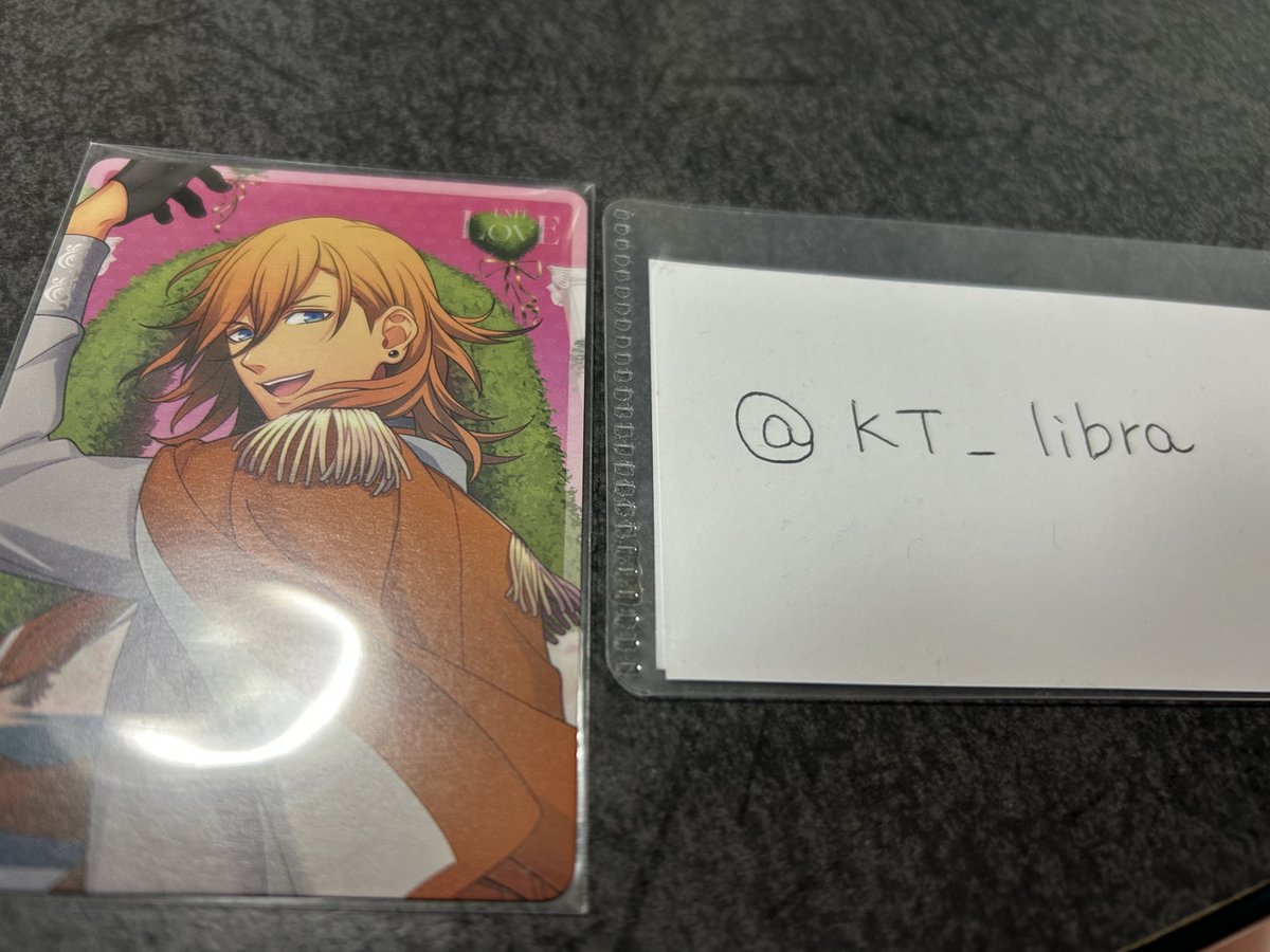 KT_libra's tweet image. 【交換】うたプリ 15th Anniversary CD 
LOVE ver. メッセージカード メセカ 特典

譲：レン

求：カミュ

11日(日)WL会場にてお手渡し希望です。
検索からでもお気軽にお声掛けください。