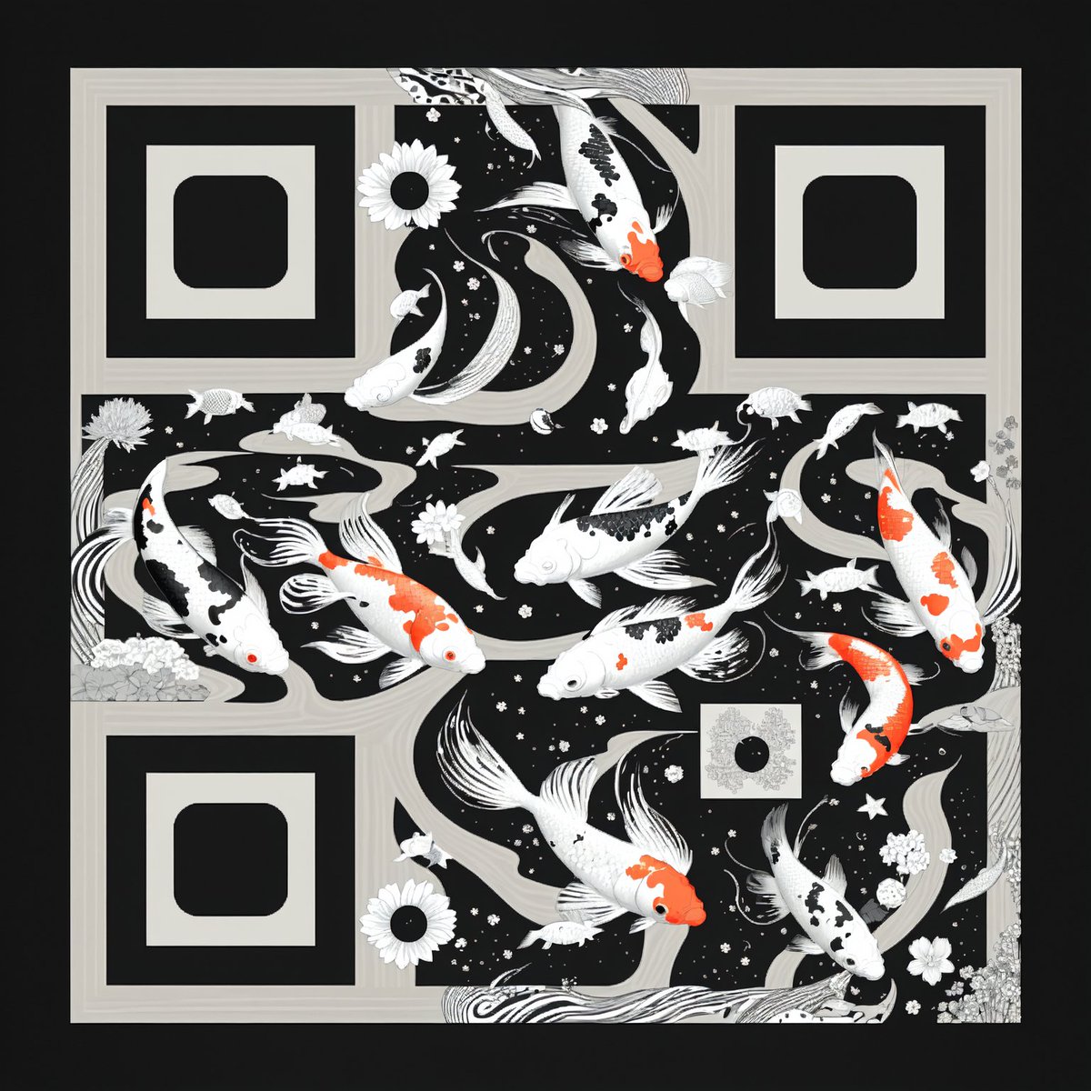 Koi Fish QR code Art #koi #qrcode #art
artvizual.com/koi-fish-qr-co…
