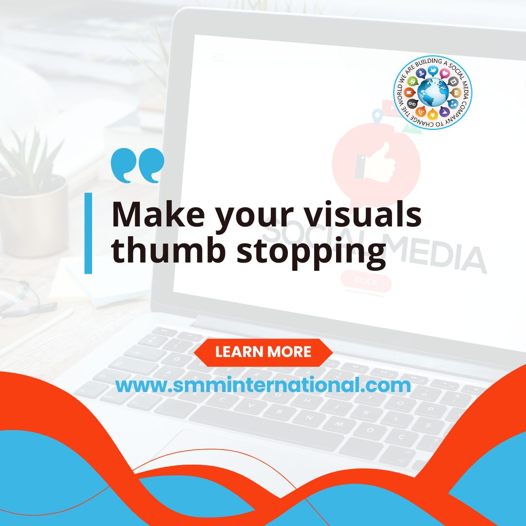 #SocialMediaTip: In a sea of endless scrolling, visuals are the hook. Utilize high-quality images, bold colors, and visually appealing layouts to make a lasting impression.