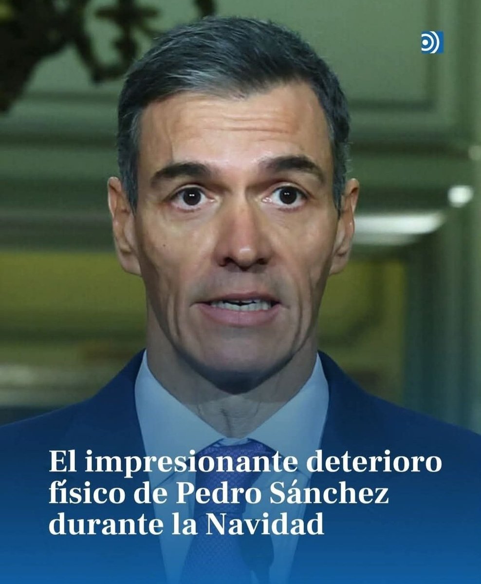Está muriéndose de maldad.... atención al deterioro físico.