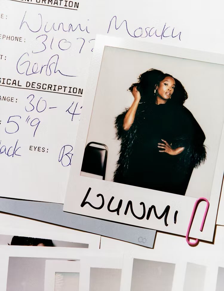 Wunmi Mosaku photographed by Tyrone Lebon for W Magazine’s Best Performances Issue