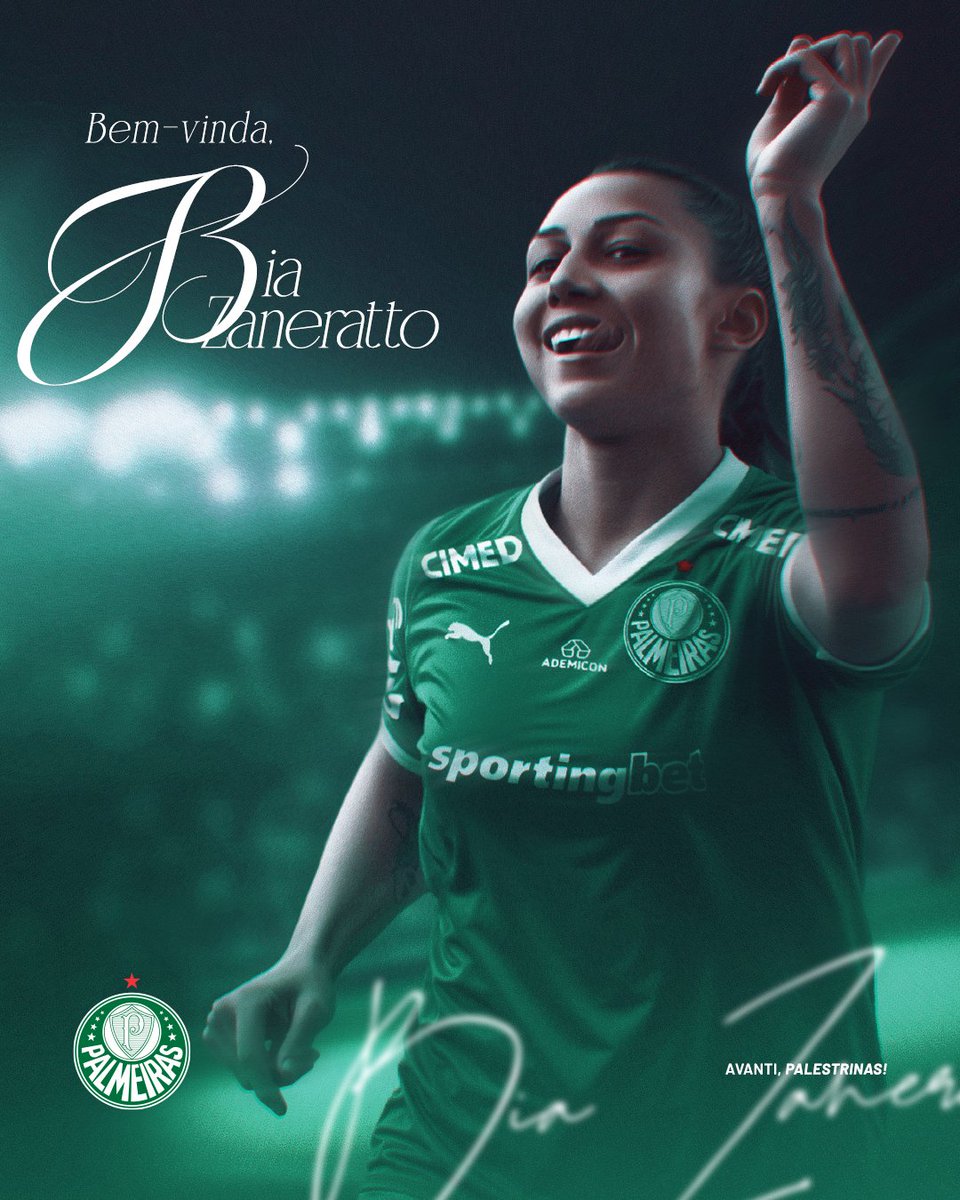 Palmeiras_FEM's tweet image. Bia 𝐈𝐌𝐏𝐄𝐑𝐀𝐓𝐑𝐈𝐙 Zaneratto! 👑

A craque voltou para casa! Vamos JUNTOS NOVAMENTE! 💚💪 ➤ tinyurl.com/ypw8mvzw