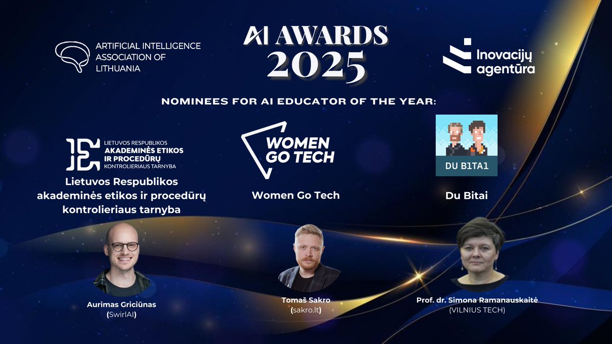 Artificial Intelligence Association of Lithuania tweet media