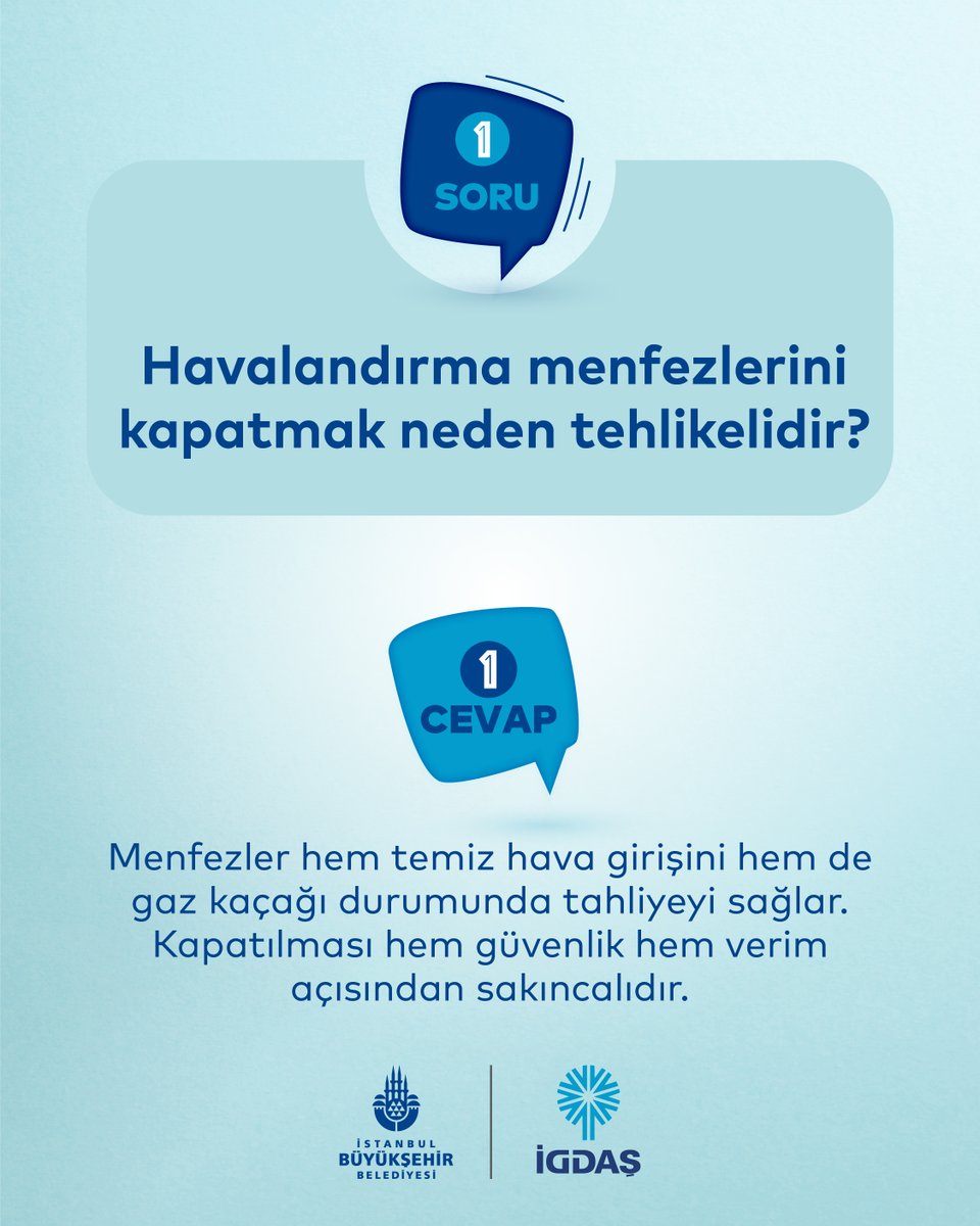 igdaskurumsal's tweet photo. Kışın en çok merak edilen güvenlik sorularına cevaplar İGDAŞ ile 1 Soru 1 Cevap’ta!

Havalandırma menfezlerini kapatmak neden tehlikelidir?
Kaydırın, güvenli ve verimli doğal gaz kullanımı için cevabı öğrenin👷🏻‍♀️👷🏻‍♂️ https://t.co/tC2Bs8elPL